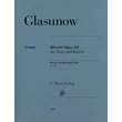 A. Glazunov: Rêverie Opus 24 - kürt és zongora kotta
