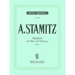 A. Stamitz: D-dúr Fuvolakoncert - fuvola és zongora kotta.