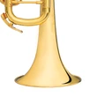 gold brass, egyrészes, kézzel készített tölcsérrel