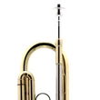 Besson BE111-1 lakkozott B-trombita