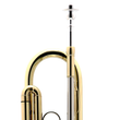 lakkozott B-trombita