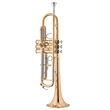Jupiter JTR-700RQ lakkozott rose brass B-trombita