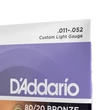 D'Addario EJ13 80/20 Bronze akusztikus gitárhúr szett