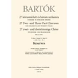 Bartók Béla: Keserves – kotta