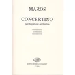 Maros Rudolf: Concertino fagottra és zongorára – kotta