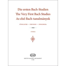 Az első Bach-tanulmányok – kotta