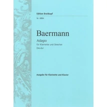 Baermann, Heinrich Joseph: Adagio - klarinét és zongora kotta