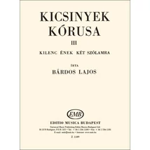 Bárdos Lajos: Kicsinyek kórusa 3. – kotta