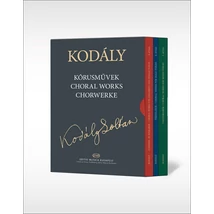 Kodály: Kórusművek - kotta vászonkiadásban, szürke díszkötésben