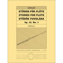 Köhler, Ernesto: Etűdök fuvolára 1