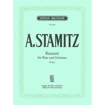 A. Stamitz: D-dúr Fuvolakoncert - fuvola és zongora kotta.