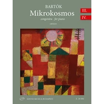 Bartók Béla: Mikrokozmosz zongorára 3-4. – kotta