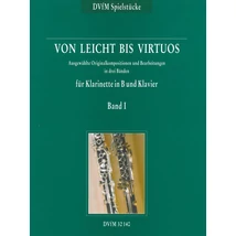 Koch: Von leicht bis virtuos - klarinét és zongora kotta