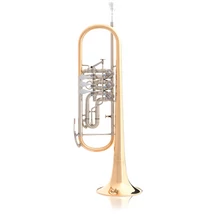 B&amp;amp;S 3005/3TR-L gold brass, forgóventiles B-trombita