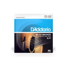 D'Addario EJ11 80/20 Bronze akusztikus gitárhúr szett