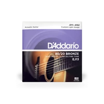 D'Addario EJ13 80/20 Bronze akusztikus gitárhúr szett