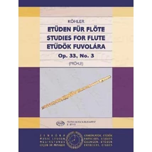 Köhler, Ernesto: Etűdök fuvolára 3