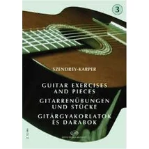 Szendrey-Karper László: Gitárgyakorlatok és darabok 3