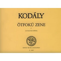 Kodály Zoltán: Ötfokú zene 1. – kotta