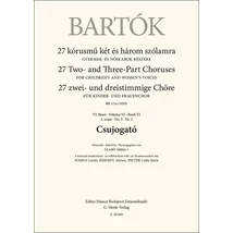 Bartók Béla: Csujogató – kotta