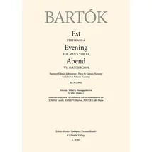 Bartók Béla: Est – kotta