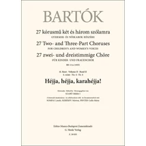Bartók Béla: Héjja, héjja, karahéjja! – kotta