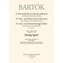 Bartók Béla: Jószág-igéző – kórus lapkotta