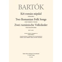 Bartók Béla: Két román népdal – kotta