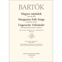 Bartók Béla: Magyar népdalok vegyeskarra – kotta