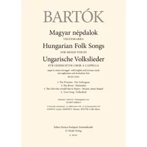 Bartók Béla: Magyar népdalok - angol és német szöveggel – kotta