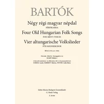 Bartók Béla: Négy régi magyar népdal – kotta