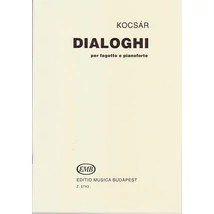 Kocsár Miklós: Dialoghi per fagotto e pianoforte - borító