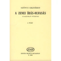 Szőnyi Erzsébet: A zenei írás-olvasás gyakorló füzetei 4.