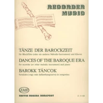 Nagy: Barokk Táncok - kotta borító