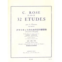 Rose: 32 Études pour la Clarinette - kotta
