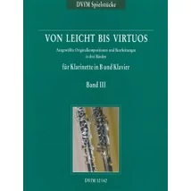 Von leicht bis virtuos 3 - klarinét kotta