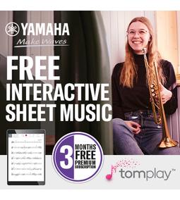 Interaktív kotta hozzáférés a Yamaha és a Tomplay együttműködésével!
