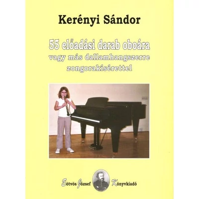 Kerényi Sándor: 55 előadási darab oboára - kotta
