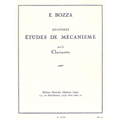 Bozza, Eugéne: Mechanikus etüdök
