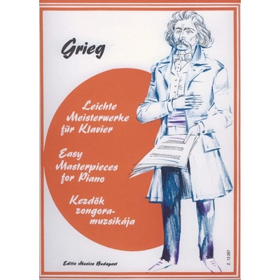 Grieg, Edvard: Kezdők zongoramuzsikája – kotta