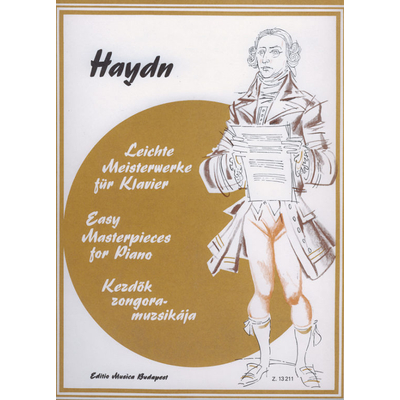 Haydn, Franz Joseph: Kezdők zongoramuzsikája – kotta