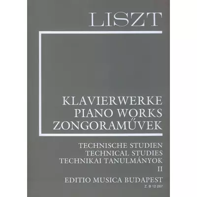 Liszt Ferenc: Technikai tanulmányok II. – kotta