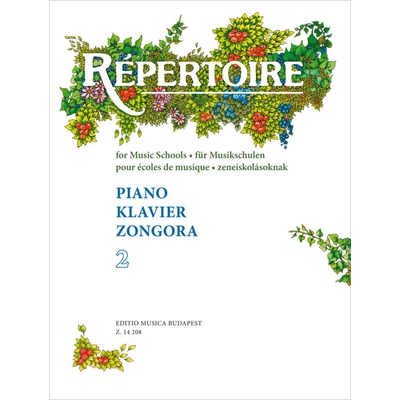 Sármai: Répertoire zeneiskolásoknak - Zongora 2. – kotta
