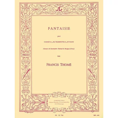 Thomé, Francis: Fantaisie - trombita, kornett kotta