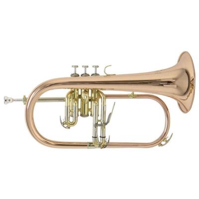 Bach FH-501 szárnykürt, vörösréz befúvócső, nemesacél ventilek