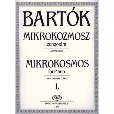 Bartók Béla: Mikrokozmosz zongorára 1. – kotta