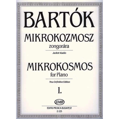 Bartók Béla: Mikrokozmosz zongorára 1. – kotta