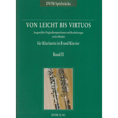 Von leicht bis virtuos 2 (Klarinét és zongora)