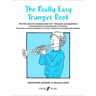 Gunning, Christopher &amp; Lyons, Graham: Really Easy Trumpet Book (with piano) – kotta