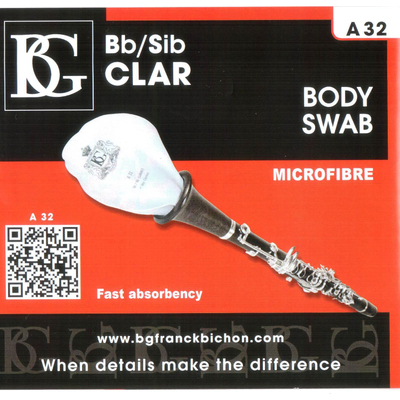 BG klarinét tisztító kendő - A32